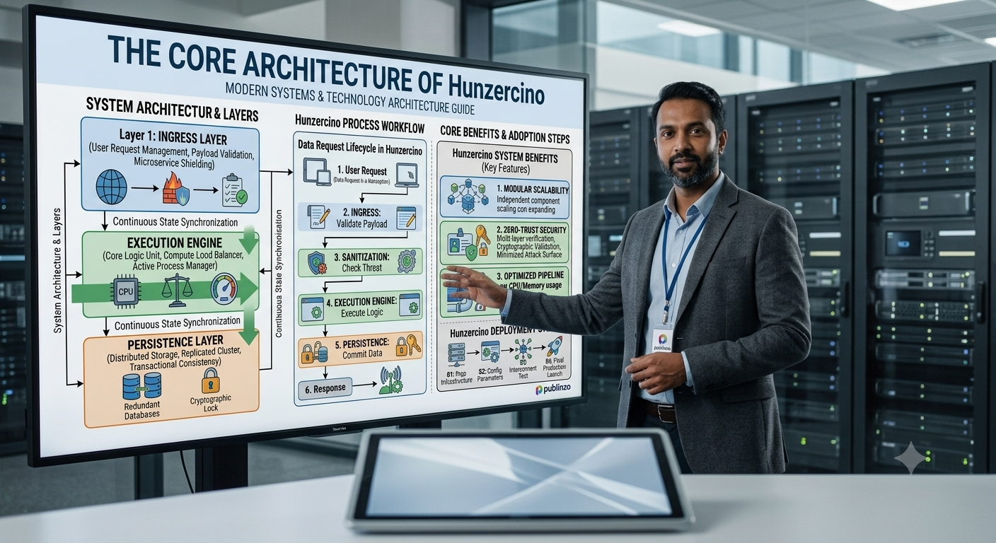 Hunzercino System Architecture Presentation Diagram