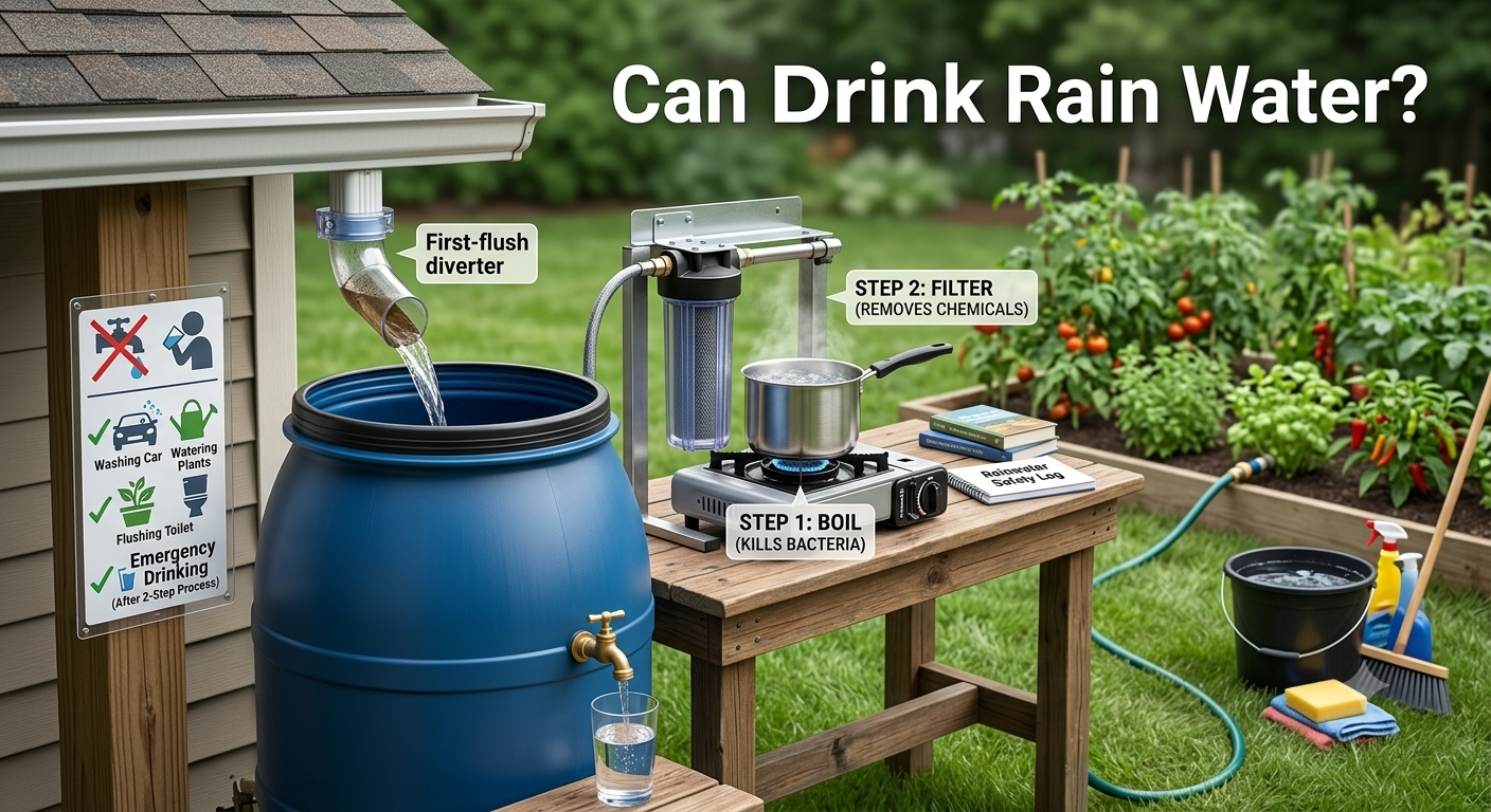 can you drink rain water