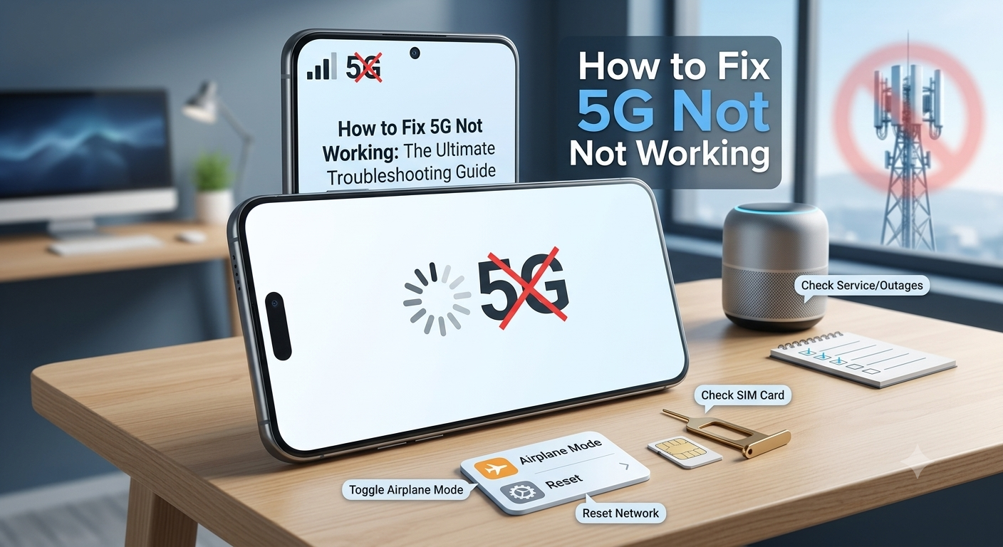 how to fix 5g not working